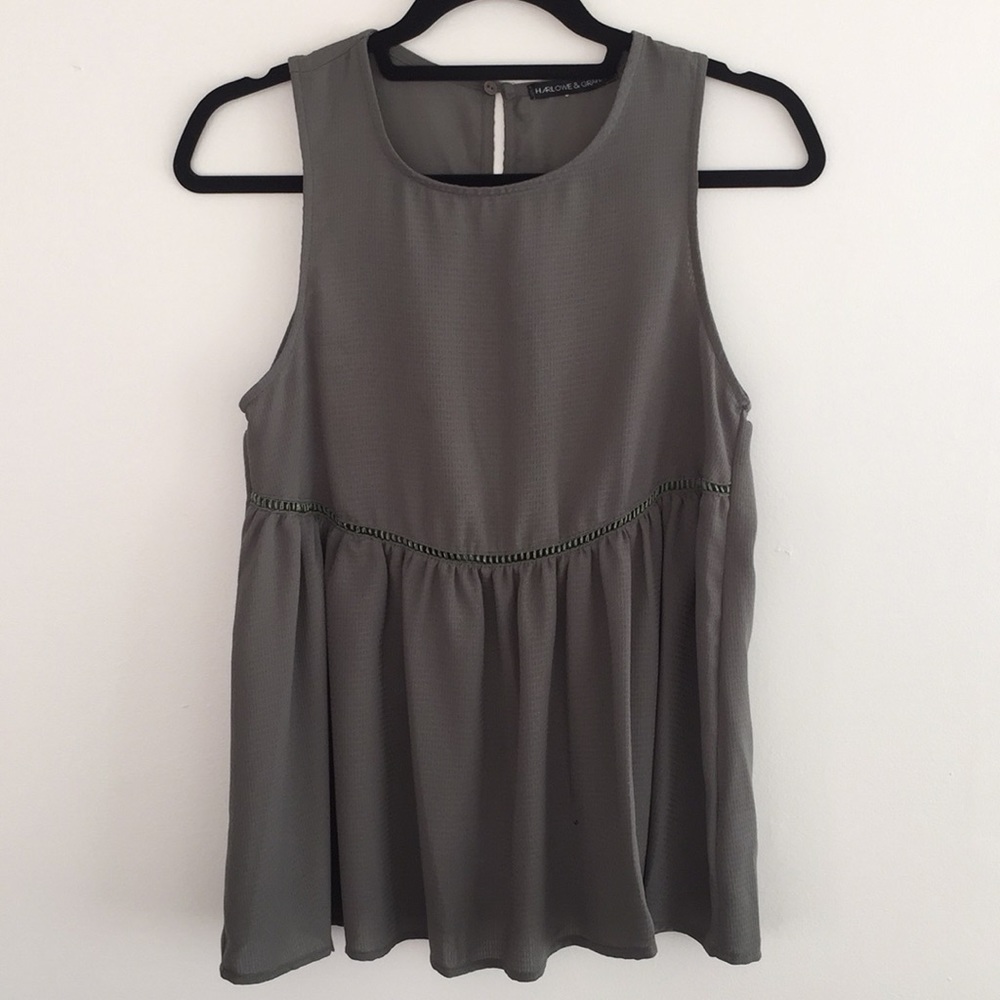 Harlowe & Graham Sleeveless Blouse